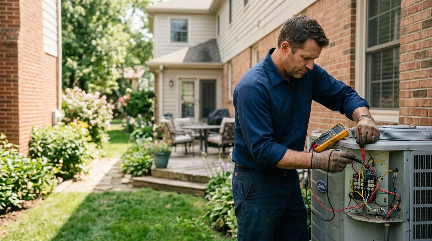 HVAC technician working near Littleton, MA